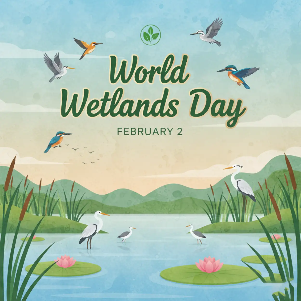 Free Download World Wetlands Day Poster - High Quality World Wetlands Day Background