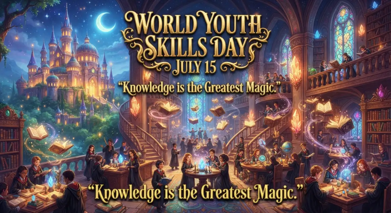 Free Download World Youth Skills Day 2026 Awareness Banner - High Quality World Youth Skills Day 2026 Banner Image