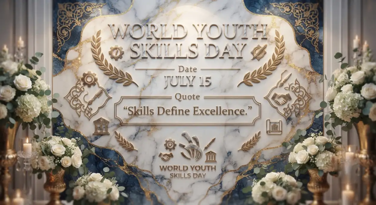 Free Download World Youth Skills Day 2026 Celebration Banner - High Quality World Youth Skills Day 2026 Banner Image
