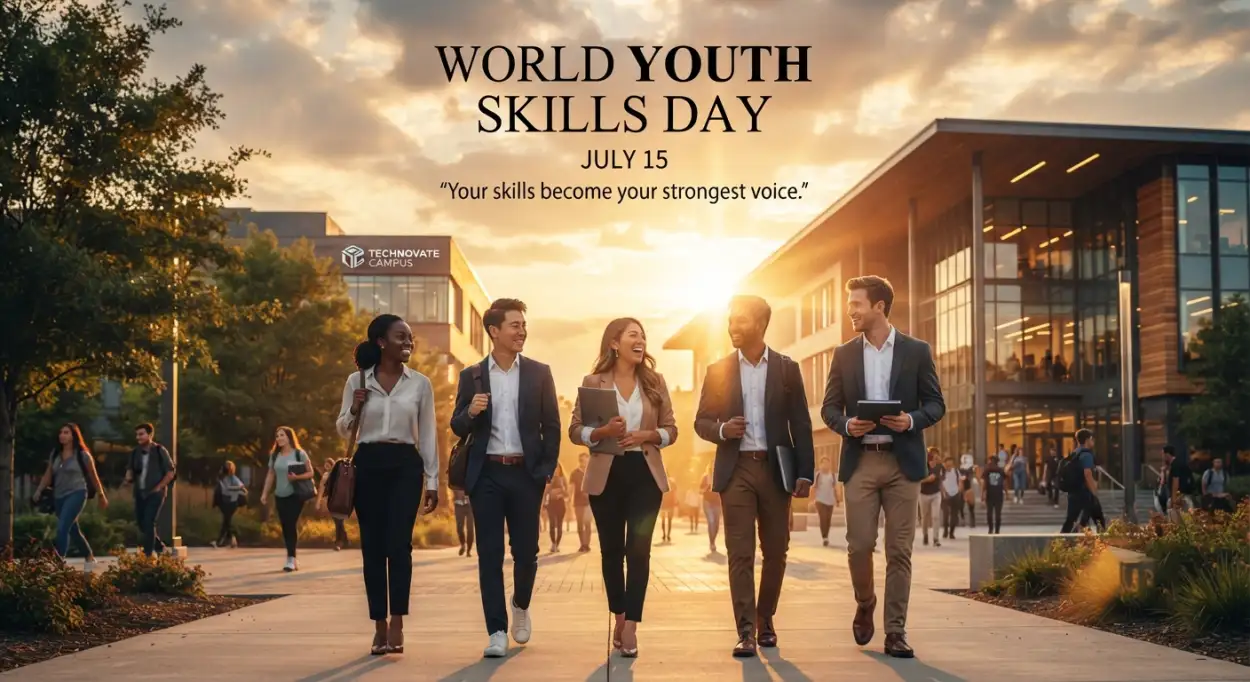 Free Download World Youth Skills Day 2026 Corporate Poster - High Quality World Youth Skills Day 2026 Poster Image