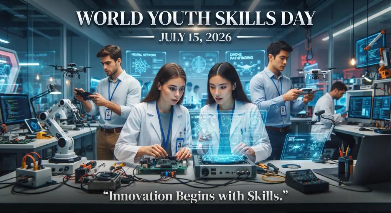 Free Download World Youth Skills Day 2026 Digital Banner - High Quality World Youth Skills Day 2026 Banner Image