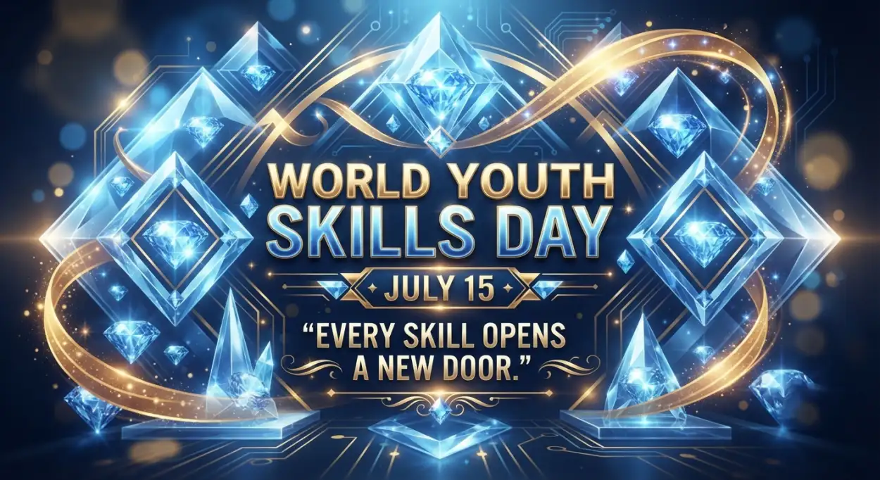 Free Download World Youth Skills Day 2026 Inspirational Banner - High Quality World Youth Skills Day 2026 Banner Image