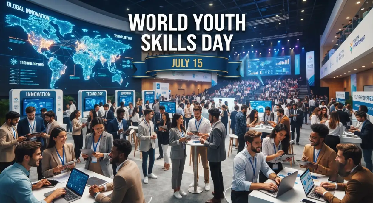 Free Download World Youth Skills Day 2026 Linkedin Post - High Quality World Youth Skills Day 2026 Image