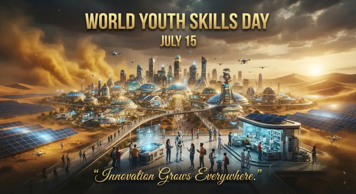 Free Download World Youth Skills Day 2026 Printable Banner - High Quality World Youth Skills Day 2026 Banner Image