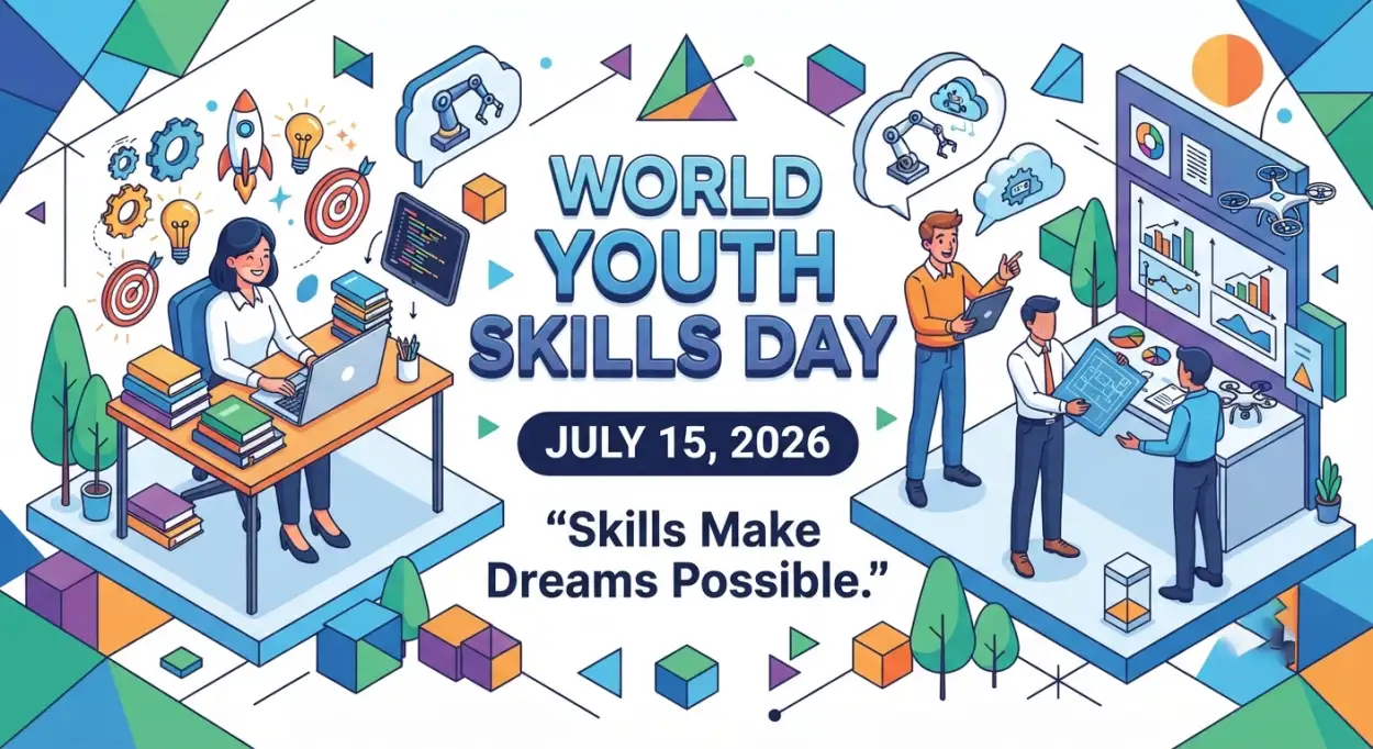 Free Download World Youth Skills Day 2026 Professional Banner - High Quality World Youth Skills Day 2026 Banner Image