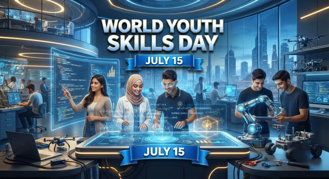 Free Download World Youth Skills Day 2026 Psd Template - High Quality World Youth Skills Day 2026 Image