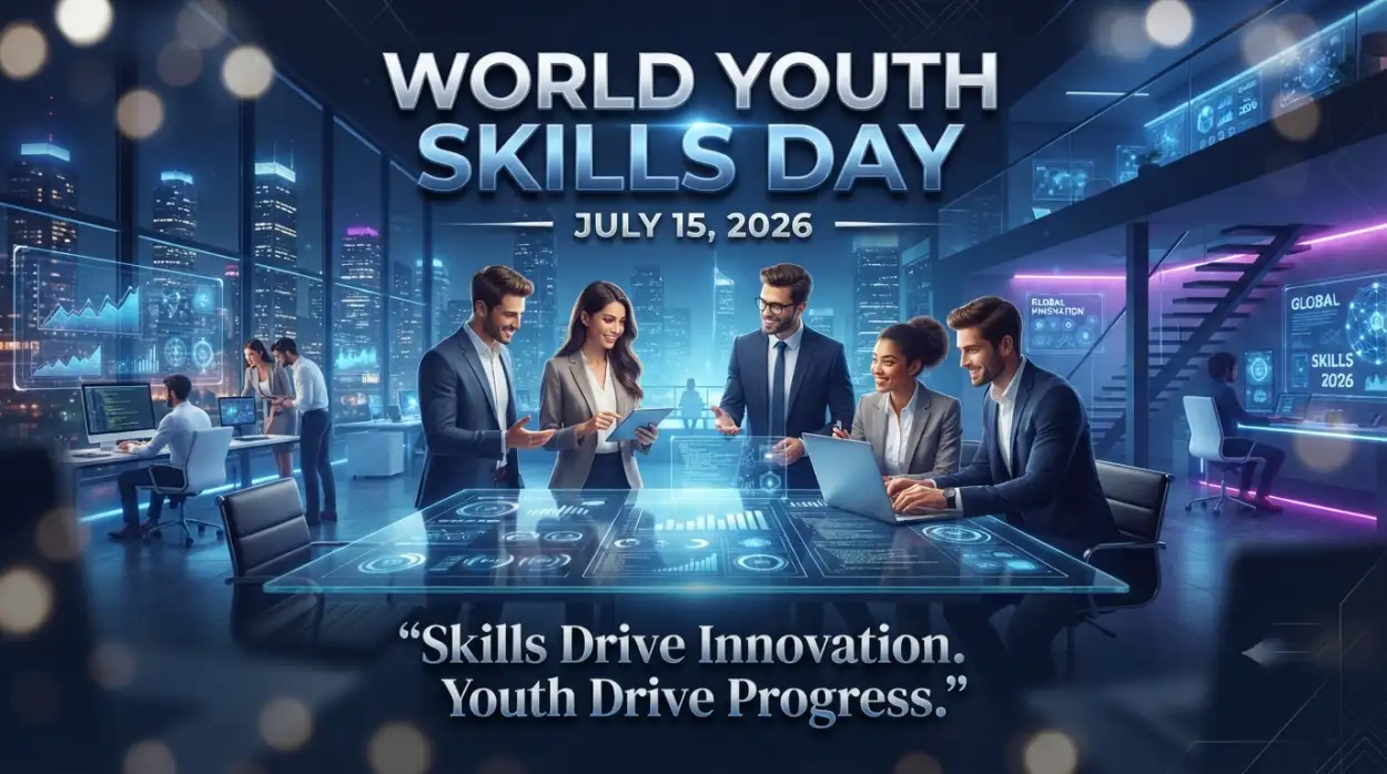 Free Download World Youth Skills Day 2026 Skill Development Banner - High Quality World Youth Skills Day 2026 Banner Image