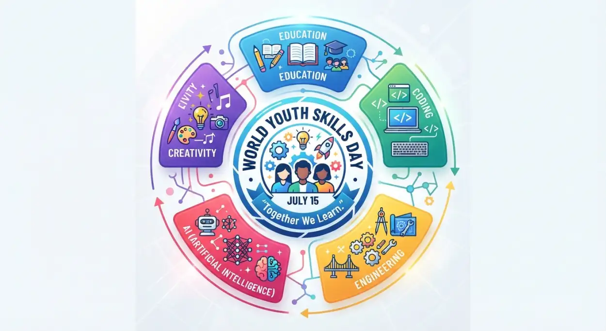 Free Download World Youth Skills Day 2026 Social Media Banner - High Quality World Youth Skills Day 2026 Banner Image