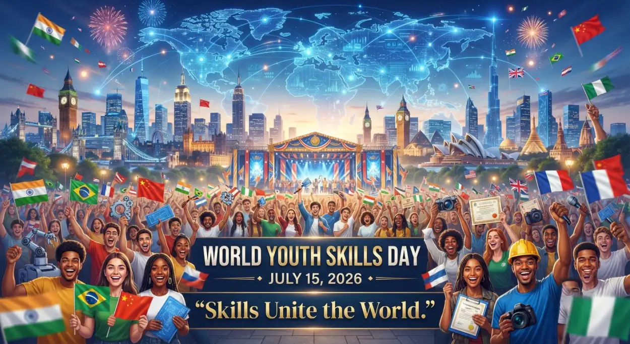 Free Download World Youth Skills Day 2026 Student Banner - High Quality World Youth Skills Day 2026 Banner Image