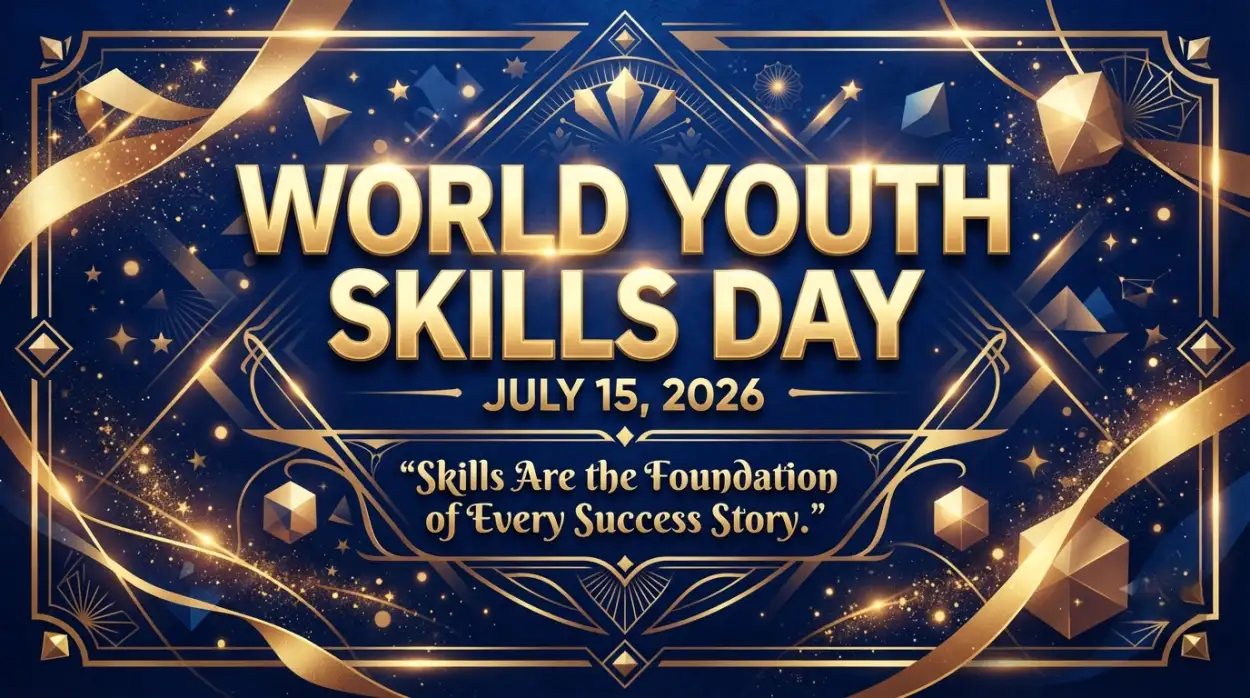 Free Download World Youth Skills Day 2026 Success Banner - High Quality World Youth Skills Day 2026 Banner Image