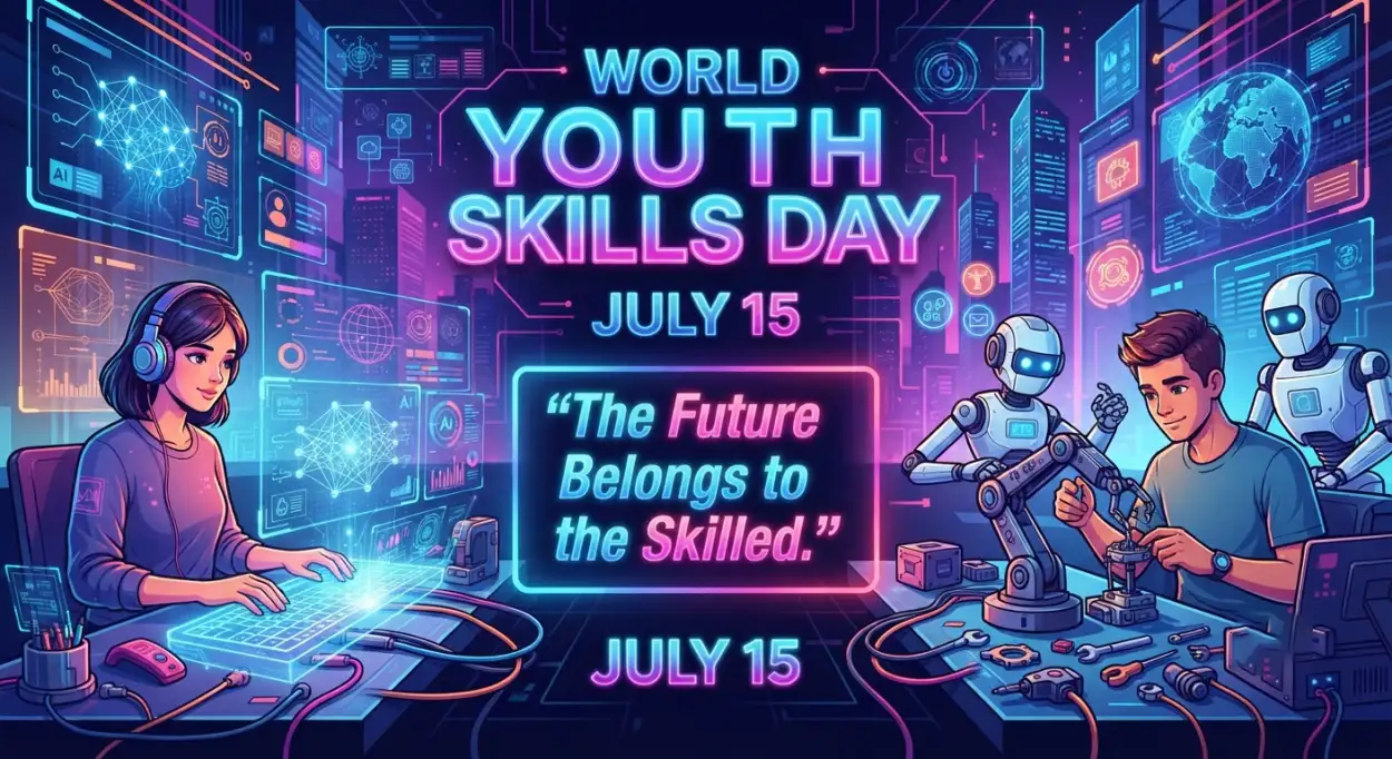 Free Download World Youth Skills Day 2026 Twitter Banner - High Quality World Youth Skills Day 2026 Banner Image