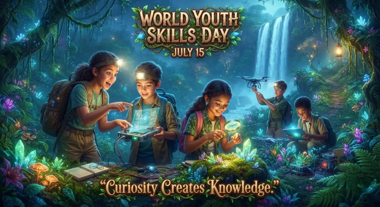 Free Download World Youth Skills Day 2026 University Banner - High Quality World Youth Skills Day 2026 Banner Image