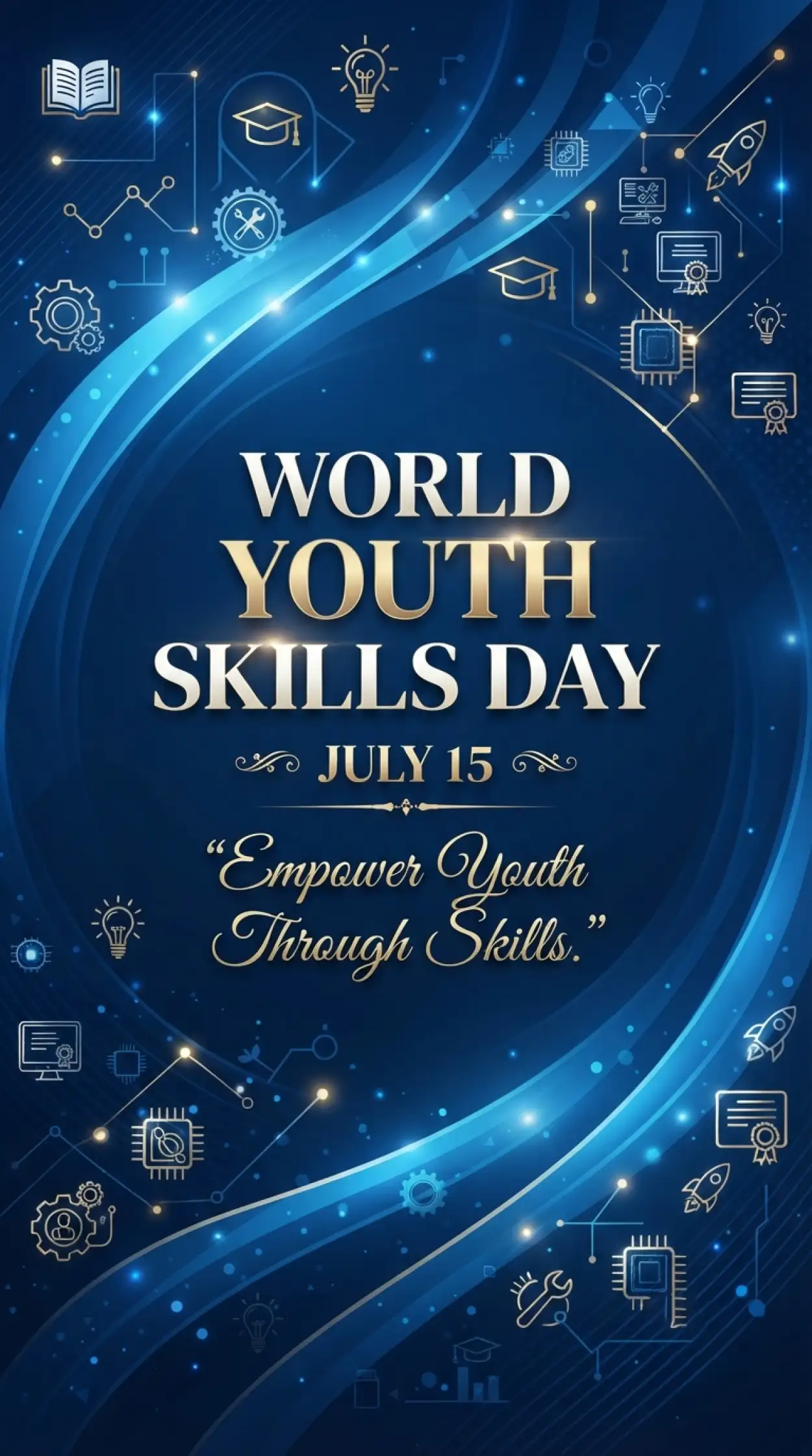 Free Download World Youth Skills Day 2026 Whatsapp Banner - High Quality World Youth Skills Day 2026 Banner Image