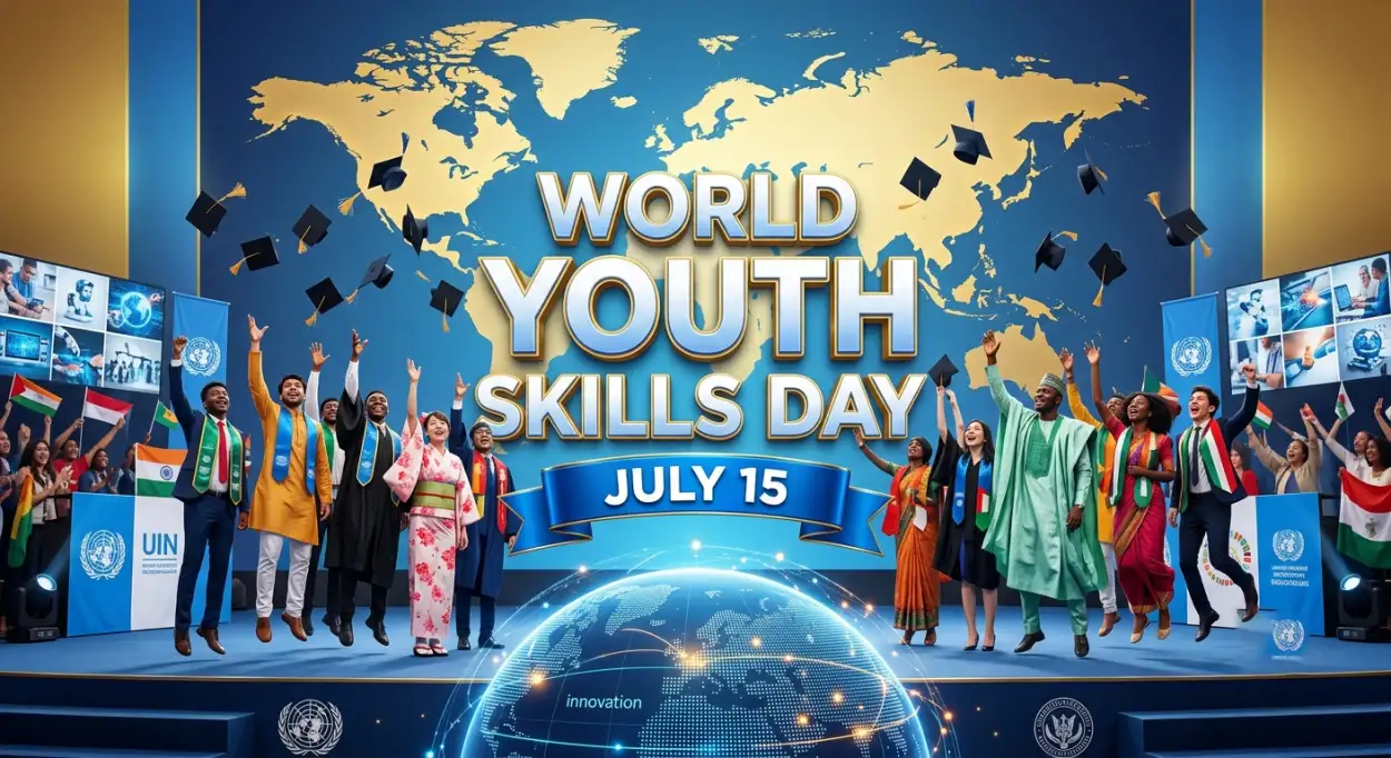 Free Download World Youth Skills Day Icon Png - High Quality World Youth Skills Day 2026 Transparent PNG