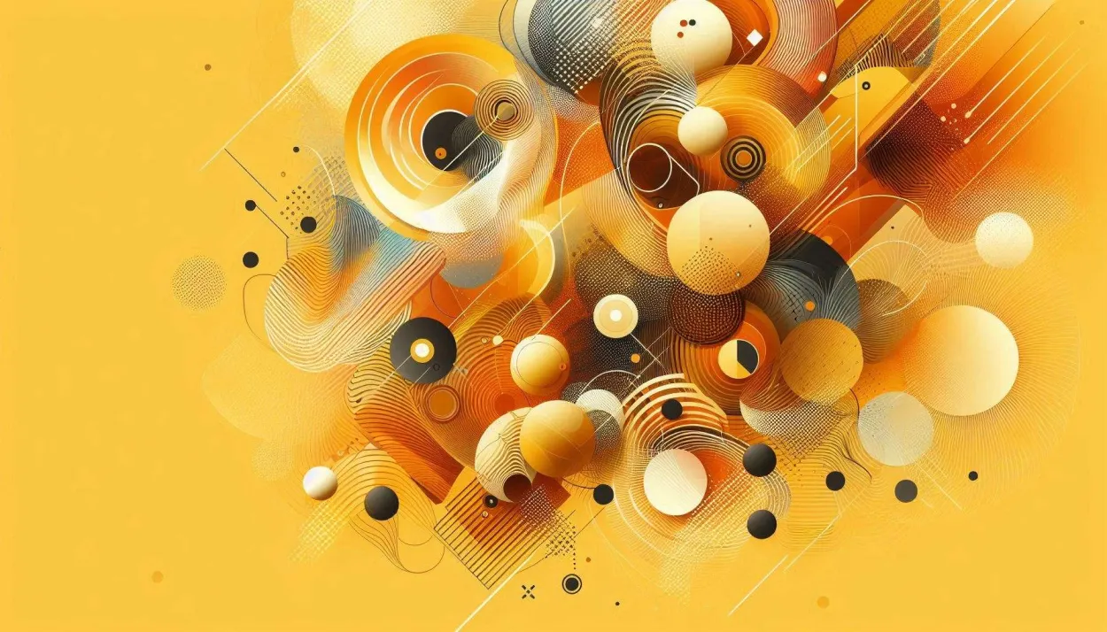 Yellow Orange Background With Abstract Shapes For Contemporary Art - Royalty Free Yellow Orange Background Image | Pngmagic Free Download Yellow Orange Background With Abstract Shapes For Contemporary Art - High Quality Yellow Orange Background Background