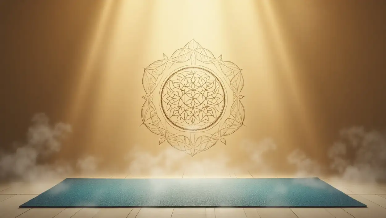 Free Download Yoga Background With Hindu Spiritual Symbols - High Quality Yoga Background Background