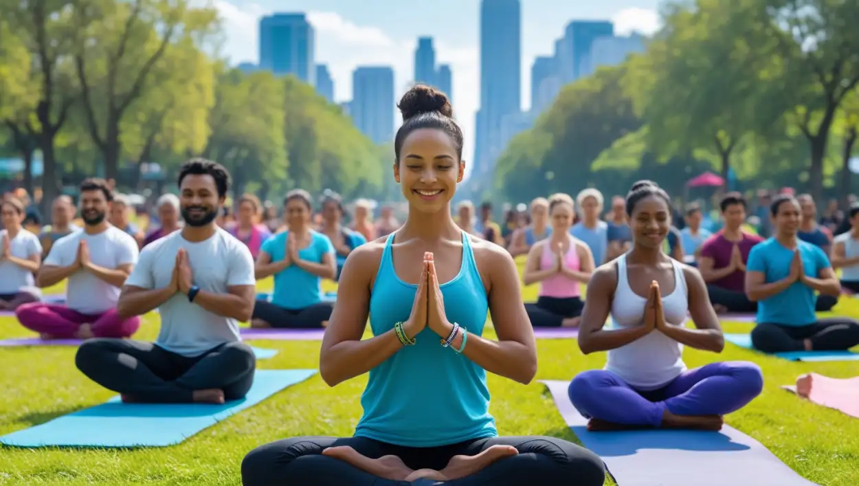 Free Download Yoga Day 2025 Cultural Illustration For Blogs - High Quality Nternational Day Of Yoga 2025 Background