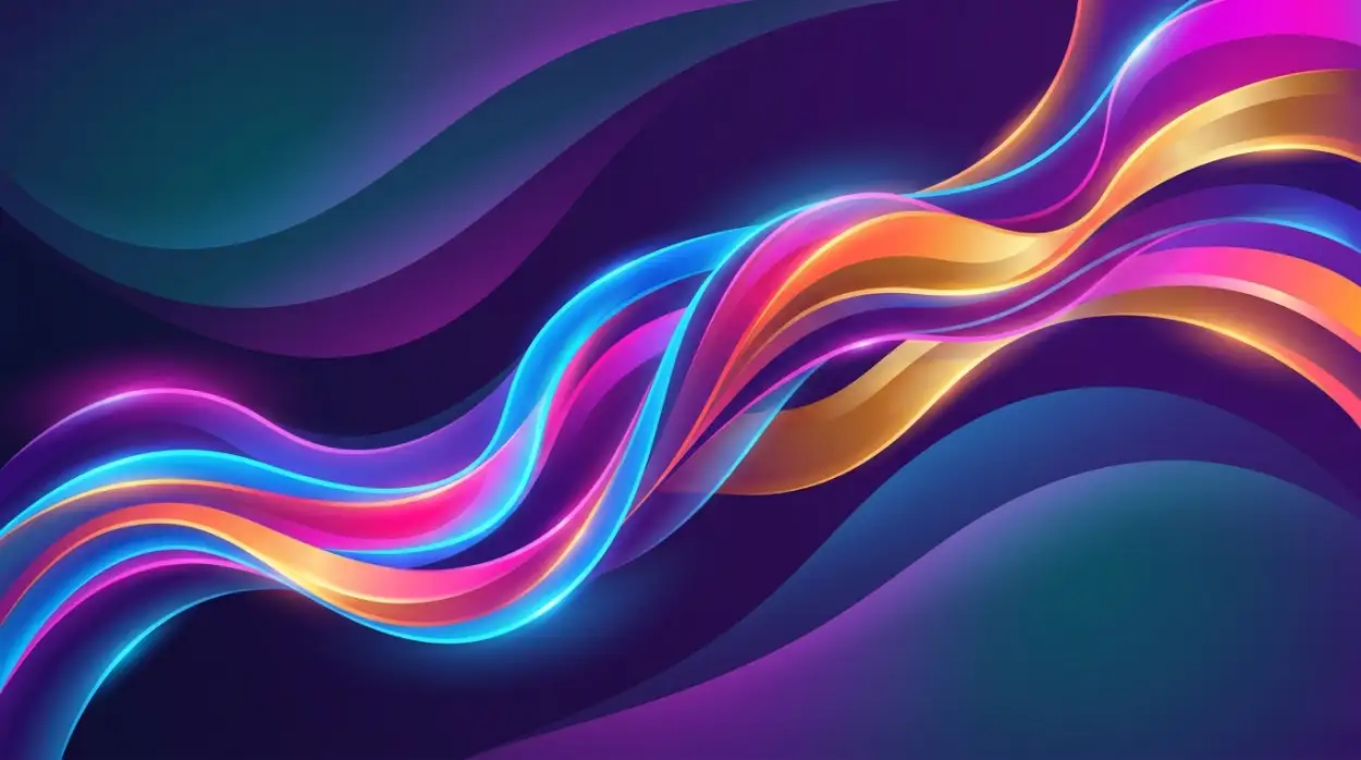 Free Download Youtube Thumbnail Background Hd Dark Theme With Glowing Neon Lines Free - High Quality Youtube Thumbnail Background Hd Background Image