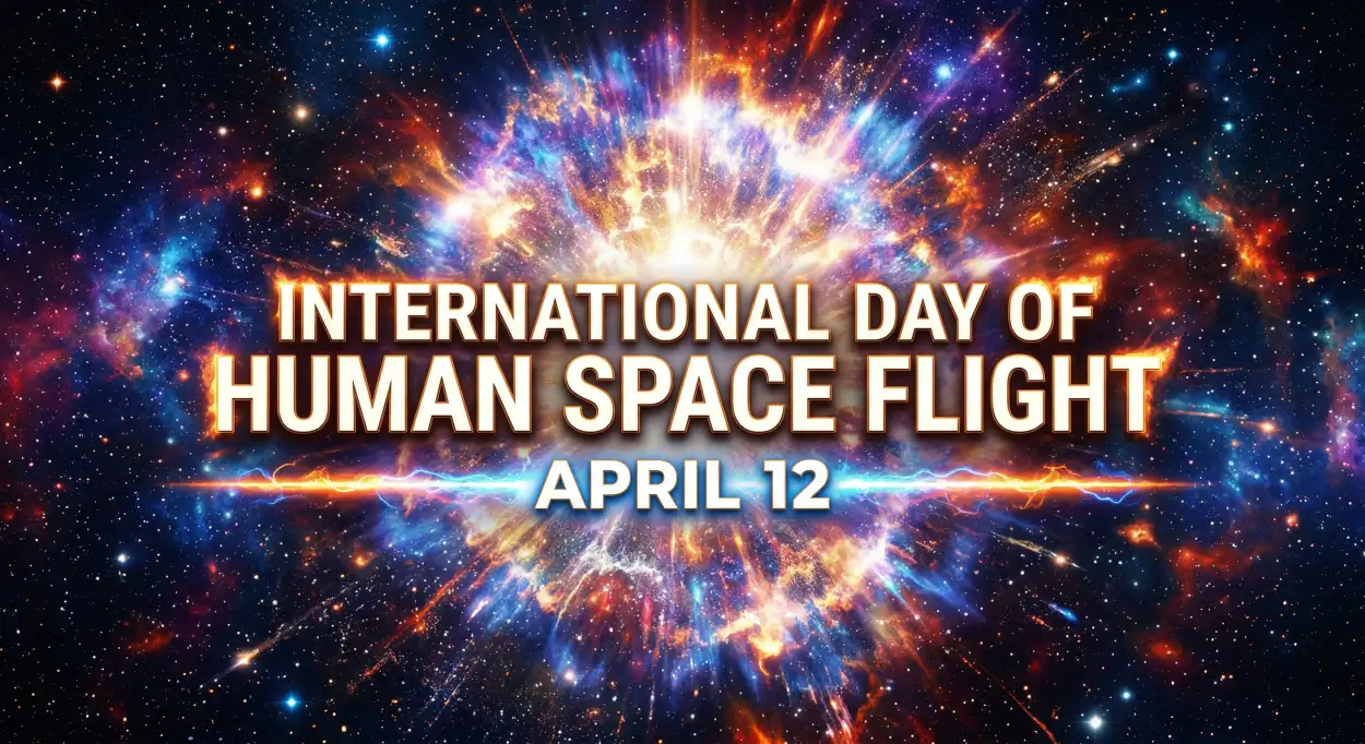 Free Download Yuri Gagarin First Human Space Flight Day - High Quality International Day Of Human Space Flight 2026 Image