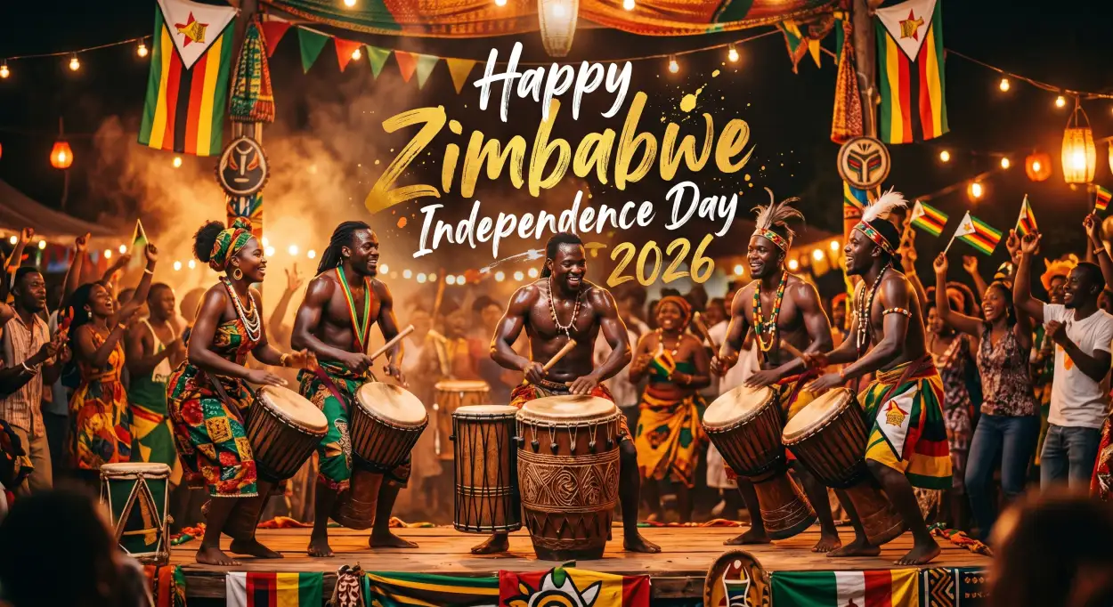 Free Download Zimbabwe Independence Day 2026 Digital Marketing Content - High Quality Happy Zimbabwe Independence Day 2026 Image