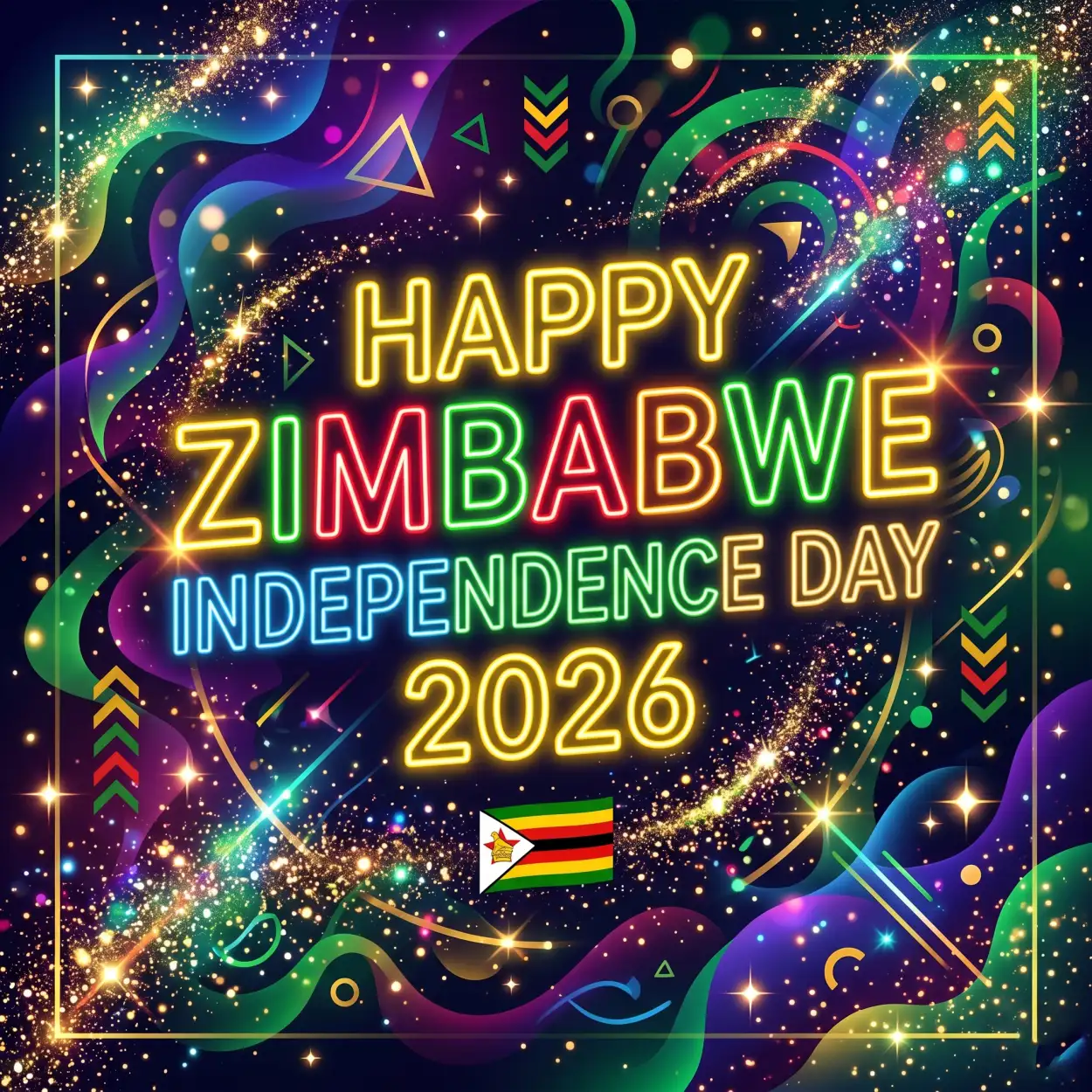 Free Download Zimbabwe Independence Day 2026 Poster Design Ideas - High Quality Happy Zimbabwe Independence Day 2026 Image