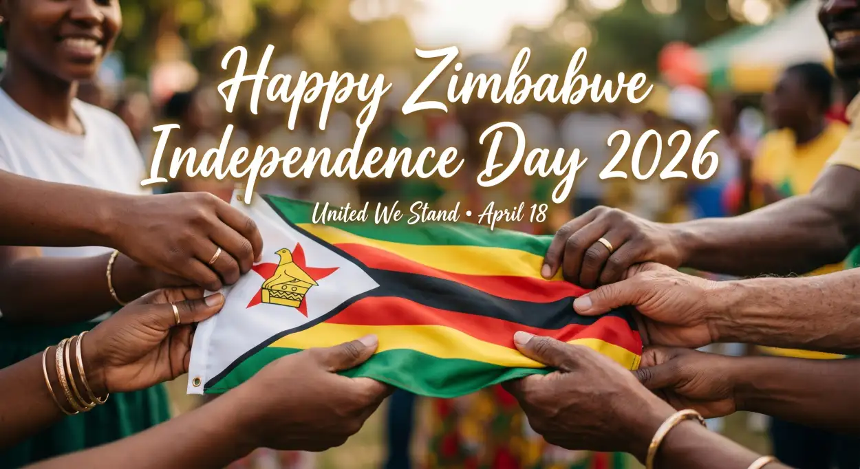 Free Download Zimbabwe Independence Day 2026 Social Share Images - High Quality Happy Zimbabwe Independence Day 2026 Image